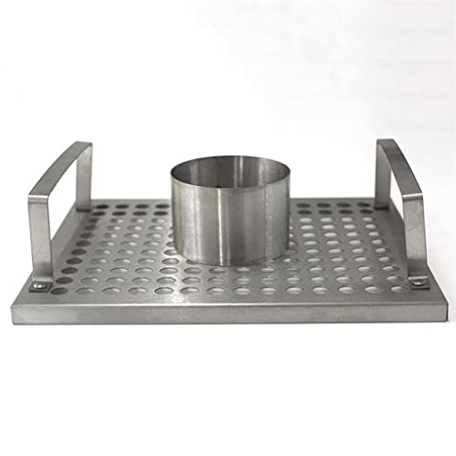 AFPSDLFJDLS BBQ Grill Stainless Steel Beer Can Chicken Holder Roaster Grill Rack Barbecue Grill Basket Turkey Roasting Rack for Grill