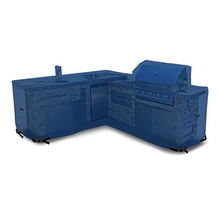 Outdoor Kitchen Cover 18 Oz Waterproof - Right - Customize Your Kitchen Cover with Any Dimensions - 100% UV & Weather Resistant Outdoor Kitchen Island Cover (Blue)