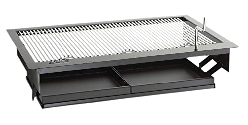 Fire Magic 3324-3543-DS-3-23733 Firemaster Countertop Charcoal Grill w/Hood