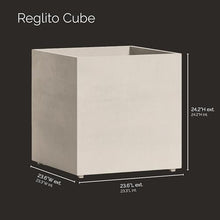 COSAPOTS Reglito Cube Planters for Outdoor Plants, Square Indoor/Outdoor