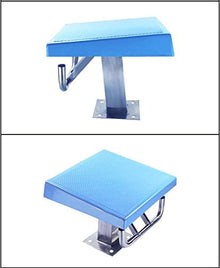 Diving Board Stainless Professional Diving Platform, Heavy Duty Swim Pool Diving Board, Pools Jumping Platform, for Training Competition, Non Skid Surface, with Fittings