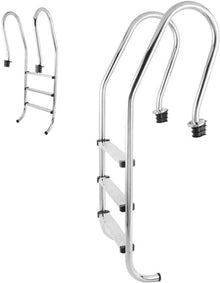 USZWBY Swimming Pool Steps Swimming Pool Ladder Pedal Nonslip Stainless Steel Anti-Corrosion