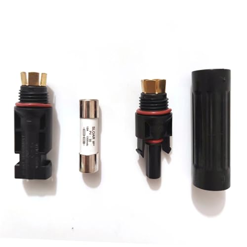 1/5/10/20PCS/Lot 10/15/20/30A Solar DC Fuse Connector Male to Female PV Fuse Holder Protection for Solar Power Generation System(30A,5PCS)