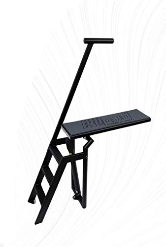 Lillipad Diving Board Pack - Includes Board, Under Mount or Ghost Mount, and Upgraded SEADEK Foam Surface Black Powdercoat Dark Grey Undermount