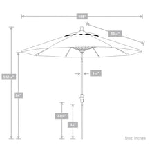 OROTLECT 108'' Market Umbrella