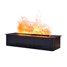 Bedroom Fireplace 3D Simulation Flame Electric Fireplace Recessed Electric Fireplace Stove with Remote Control Home Decorative Fireplace，Metal Panel， Fireplace Heater(L 66.9")