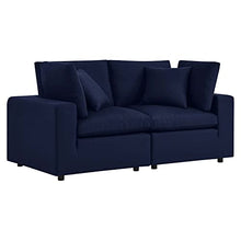 Modway Commix Sunbrella Outdoor Patio Loveseat Navy