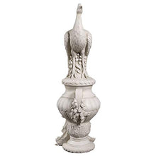 Design Toscano Staverden Castle Peacock on an Urn Garden Statue
