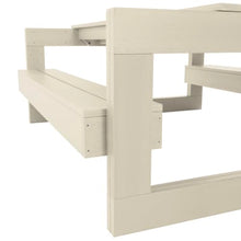 highwood Monroe Modern Picnic Table, Whitewash