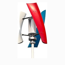 1000W Wind Turbine Generator 12V 24V Small Free Energy Generator, Vertical Wind Power Motor, Windmill Generator with Controller