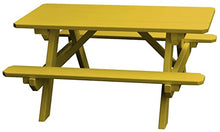 Furniture Barn USA -Child's Picnic Table, Canary Yellow