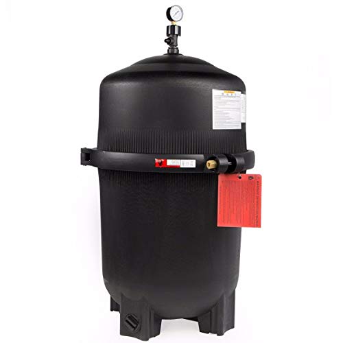 XtremepowerUS Inground Pool Cartridge Filter Black