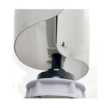 5KW Wind Turbine Generator Kit 12v 24v 48v Vertical Axis Wind Turbine Set With 2pcs 100W Photovoltaic Panels Breeze Start Wind And Solar Complementary Power Generation System(White,24V)