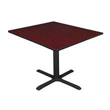 Regency Cain 48" Square Breakroom Table Mahogany