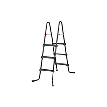 Summer Waves Elite Metal Frame Rectangular Above Ground Pool with Filter Pump and Ladder Gray