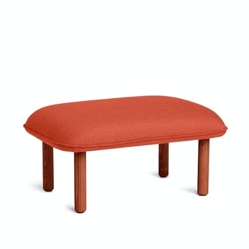 Poppin QT Lounge Ottoman Brick