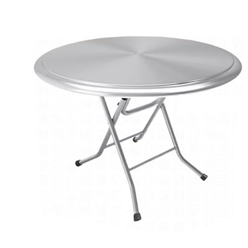 JOSOGO Indoor/Outdoor Bistro Table and Chairs Set for Patio Stainless Steel Folding, Kitchen Prep & Work, Board Games and Camping Picnic(I70CM)