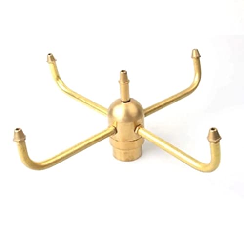 HIONJIN Brass Rotating Garden Fountain Nozzle Automatic Rotation Courtyard Pool Water Landscape Sprinklers Spray
