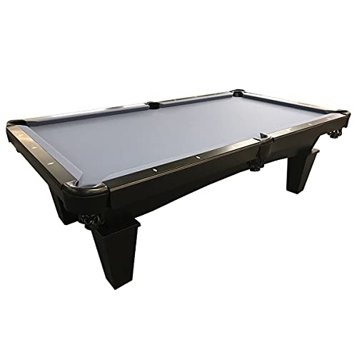Game Room Guys 8' Mustang Pool Billiards Table - Graphite - Matte Black Black