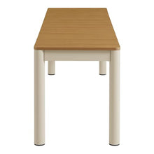 Modway Finn 63 Inch Outdoor Patio Dining Bench in Natural