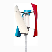 1000W Wind Turbine Generator 12V 24V Small Free Energy Generator, Vertical Wind Power Motor, Windmill Generator with Controller