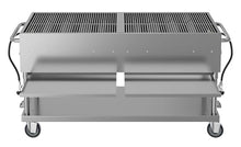 60 in. Commercial Mobile Outdoor Propane Gas Grill, ETL Listed in Stainless-Steel (KM-CGM-60)