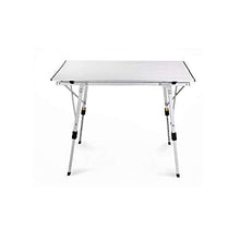 AFPSDLFJDLS Outdoor Folding Table Picnic Waterproof Desk for Beach Camping Aluminium Alloy
