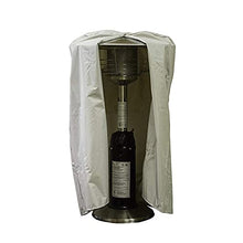 210D Oxford Silver Coated Waterproof Fabric Garden Heater Cover Patio Heater Duty Tabletop Cover Protect Heater from Damage (Color : White-Patch Five-Pointed star4) (D)