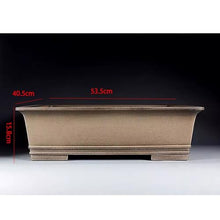 thalo Planter Pots Plant Pots Purple Clay Bonsai Flower Pots Handmade Large Rectangular Pots Clay Green Plant Pots 21in Plant Container Accessories