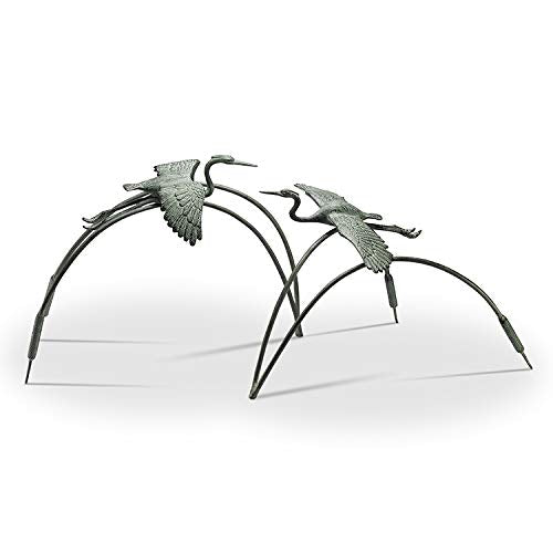 SPI Cranes and Reeds Garden Pair S