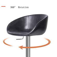 HASMI Bar Stools Bar Chair Modern Stainless Steel Back Chair Home Adjustable Lift High Stool Restaurant Kitchen Bar Black Decorative Bar Chairs Bar Chairs