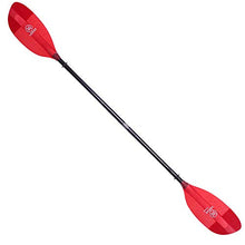 Werner Paddles Corryvreckan Fiberglass Straight Shaft Kayak Paddle Translucent Red