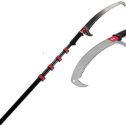 Telescopic Pole Saw 12Ft Extendable Telescopic Landscaping Pole Saw for Pruning and Trimming Branches and Leaves (3.6M) Extendable Limb Saw and Trimmer