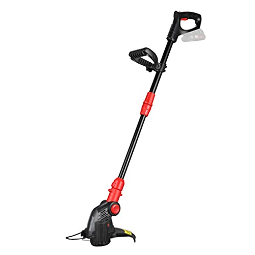 Lawn Mowers Household Lawn Mower Small Electric Lawn Mower New Metal Material Handheld Lawn Mower Light and Convenient Household Lawn Mower (Black Bat (Black Battery*1)