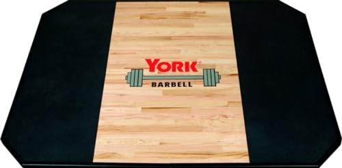 York Barbell Solid Red Oak Platform 8x8 With Custom Logo