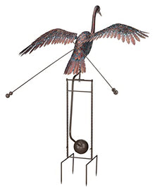 Regal Art & Gift Metal Rocker Stake, Kinetic Bird Sculpture Garden Yard Art