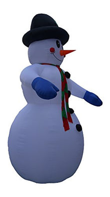 20 FT Tall Giant Christmas Inflatable Snowman with Hat and Scarf