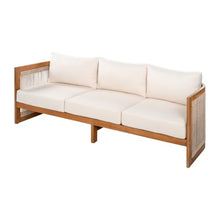 Christopher Knight Home Ayla 7-Seater Patio Furniture Set with Coffee Table, Set of 4 Outdoor Swivel Accent Chair and Sofa Set, 6 Piece Outdoor Acacia Wood Conversation Set with Cushion, Teak+Beige