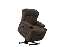 Acme Lusio Power Motion Recliner w/Lift & Cup Holder in Brown Linen
