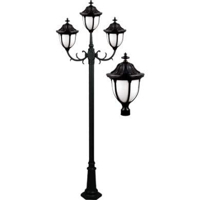 DABMAR LIGHTING INC 3-Light Post Fixture GM5526-W
