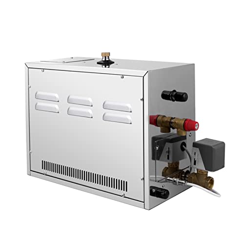 Steam Generator, Commercial Self-Draining Steam Generator Shower System Electric Sauna Steam Shower Generator 12KW Stainless Steel Steam Bath Generator