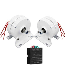 HUIZHITENGDA 24V,12000W Permanent Magnet Electric Motor Generator, Permanent Magnet Motor Start-Up 2M/S Rated 13M/S for Home Boat Wind Solar System