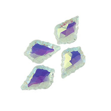 K9 Maple Leaf Crystal Plated AB Colors Prism Ornament Suncatcher Glass Crystals for Chandelier Crystal Prism,76mm 50pcs