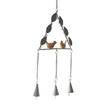 1PC Metal Wind Chimes Hanging Craft Window Home Decor Wind Chimes Ornaments Home Wall Decoration Crafts (Color : Gray) (Gray)