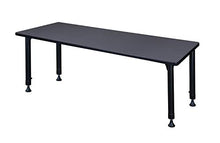 Regency Kitt Height Adjustable Classroom Table 60" x 24" Slate