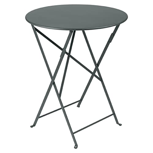 Fermob Bistro 24" Round Table - Storm Grey