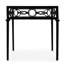 Home Square 3-Piece Outdoor Lounge Chair Set with End Table Black