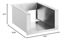 TrueFlame SB2 Double Side Burner Liner | Insulating Jacket