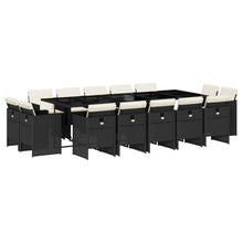 AMBERARD Patio Dining Set Set of 14 Black Furniture Set