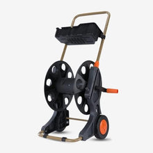 Garden Hose Reel Hose Reel Cart With Wheels, Portable Hose Reel, Garden Hose Holder With Storage Design